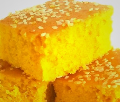 Sfouf libanais au curcuma — pâtisserie orientale Montévrain